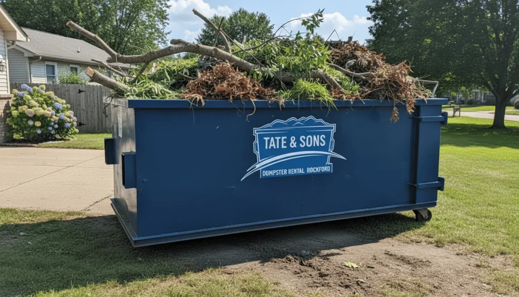 Yard Waste Dumpster Rental Rockford-img